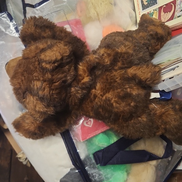 Vintage MJC International Brown Teddy Bear made in USA 1992 - Picture 2 of 3